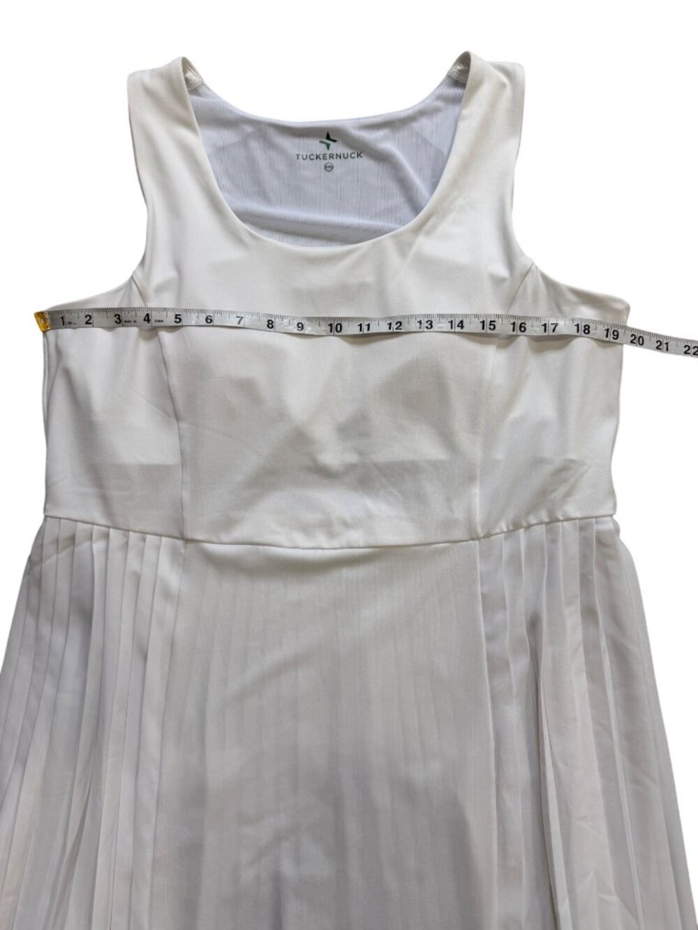 Tuckernuck Womens XXL Sleeveless Tennis Dress Pro White Tnuck Sport NEW - Picture 5 of 8